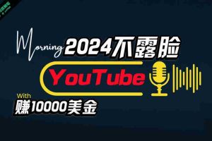 （10348期）AI做不露脸YouTube赚$10000月，傻瓜式操作，小白可做，简单粗暴
