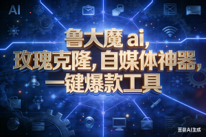 （17010期）玫瑰克隆神器，ai鲁大魔，自媒体必备神器，一键爆款，详细教程