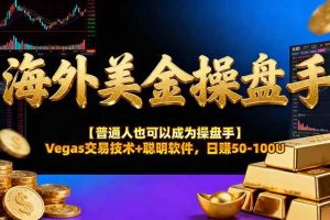 (17253期)AI美金操盘手技术【普通人也可以成为操盘手】Vegas交易技术+聪明软件,日赚50-100U