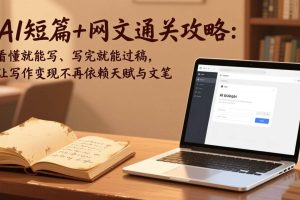 (17515期)AI短篇+网文通关攻略:看懂就能写、写完就能过稿,让写作变现不再依赖天赋与文笔