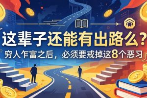 （18214期）关于人生两篇付费文章【这辈子还能有出路么？】【穷人乍富之后，必须要戒掉这8个恶习】